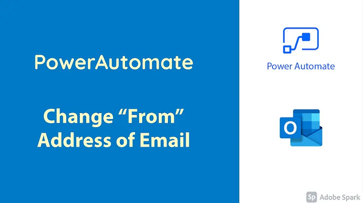 Power Automate - Change From Address Email notification