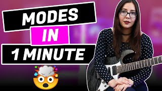 The Modes Explained in ONE MINUTE