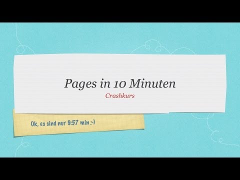 Pages in 10 Minuten #Einführung #Tutorial