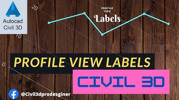 How To Apply Profile View Labels In AutoCAD Civil 3d | Create Profile Labels in Civil 3d