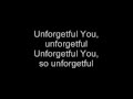 Miniature de la vidéo de la chanson Unforgetful You