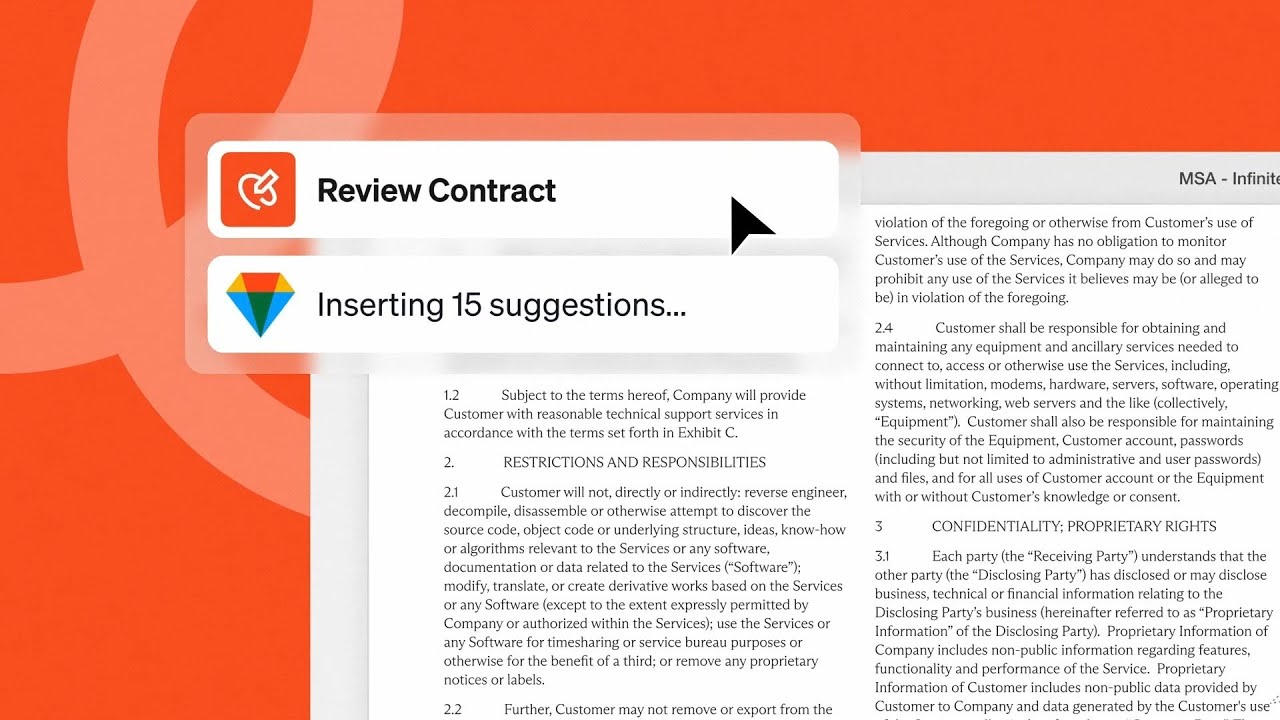 Motion Graphics Demo Video | AI Legal documents