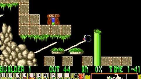 DOS Oh No! More Lemmings Wild 19 Lemmingdelica