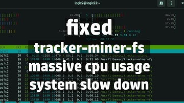 Tracker Miner Fs Ubuntu Fixed and Smooth CPU | File Manager