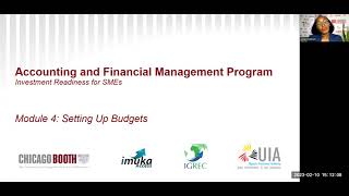 QuickBooks Training Module 4 - Setting up Budgets