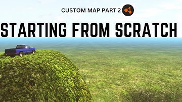 BeamNG.Drive // Custom map part 2 // easy flat terrain