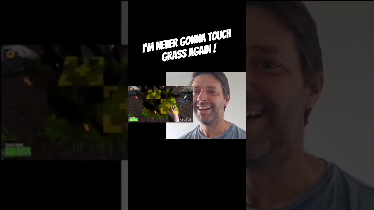 Real Gardener Reacts 'Touch Grass' Game 