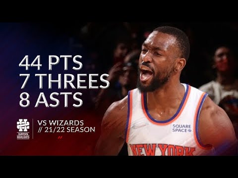 Kemba Walker 44 pts 7 threes 8 asts vs Wizards 21/22 season