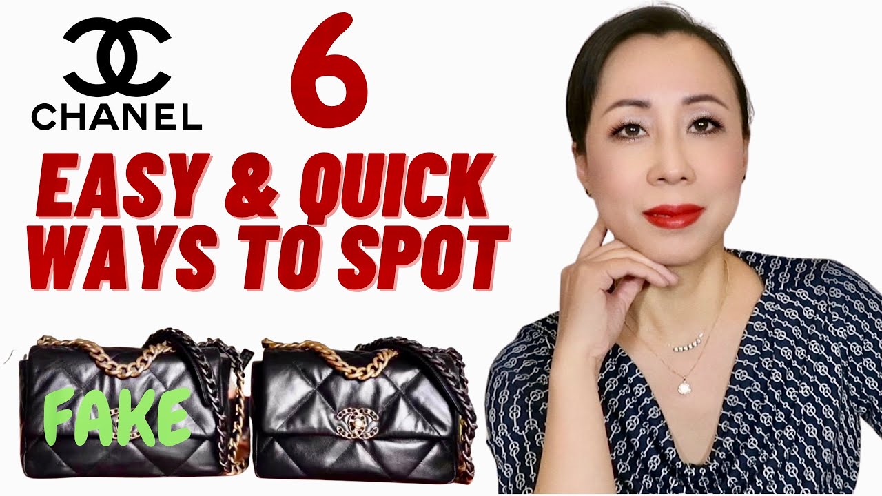 6 EASY & QUICK WAYS TO SPOT FAKE CHANEL BAG 