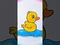 Draw a Cute Duck Using Just the Letter S #drawing #tutorial #easy