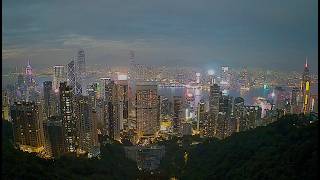 🔴【LIVE】 Hong Kong's ONLY 24/7 LIVE camera from The Peak with Relaxing Music BGM 24/7 實景直播 抒情背景音樂🎧