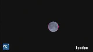 LIVE: Super Blood Moon illuminates night sky