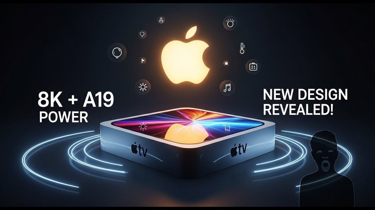 Apple TV 2026 FIRST LOOK - 8K Support, A19 Power & A Game-Changing New ...