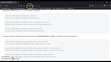 Debian 11, configurar repositorios e interfaces de red ethernet