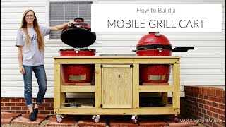 How to Build a DIY Outdoor BBQ Cart for Ceramic Grills
