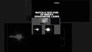 Check out a test-fire of MBDA's Dragonfire laser system taking down a drone.