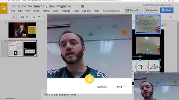 Insert Picture in slides with Chromebook Camera
