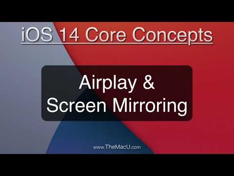 iPhone Tutorial Airplay & Screen Mirroring in iOS 14