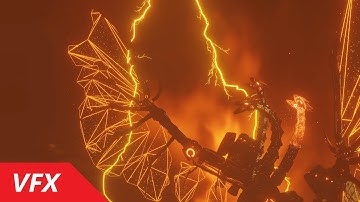 Godzilla: KOTM - (VFX Testing) Kevin regeneration scene