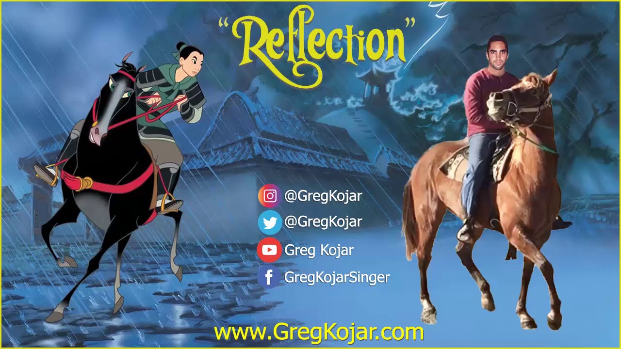 Greg Kojar: “REFLECTION” cover {Mulan} [Christina Aguilera]