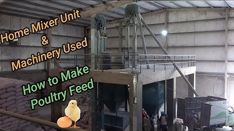 Machinery used making in poultry feed  |🐔🐓|poultry Feed formulation #poultryfeedmachine