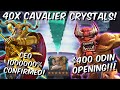 $400 6 Star Odin Cavalier Crystal Opening - THE CEO COMEBACK!!! - Marvel Contest of Champions