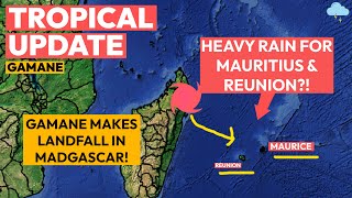 Cyclone Gamane Impacts Madagascar, Heavy Rainfall Likely in Mauritius & Reunion?!