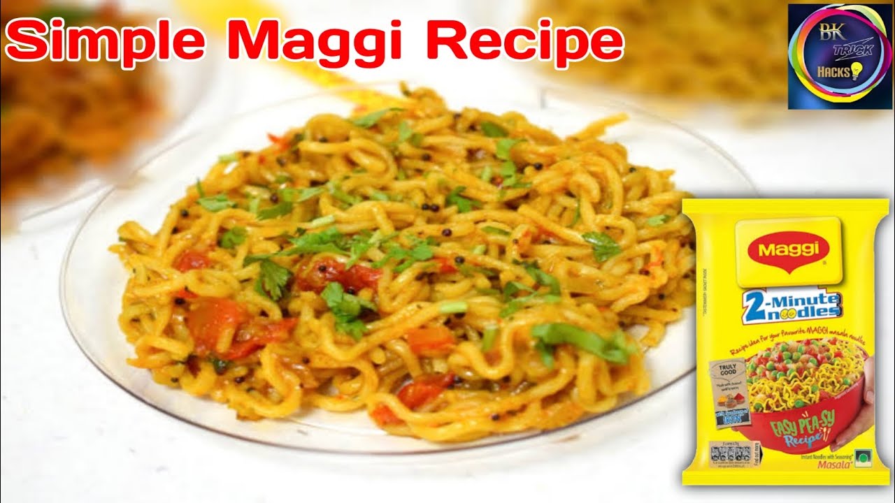 How to make Maggi Recipe/Simple Maggi Recipe/How To Make Cook Maggi ...