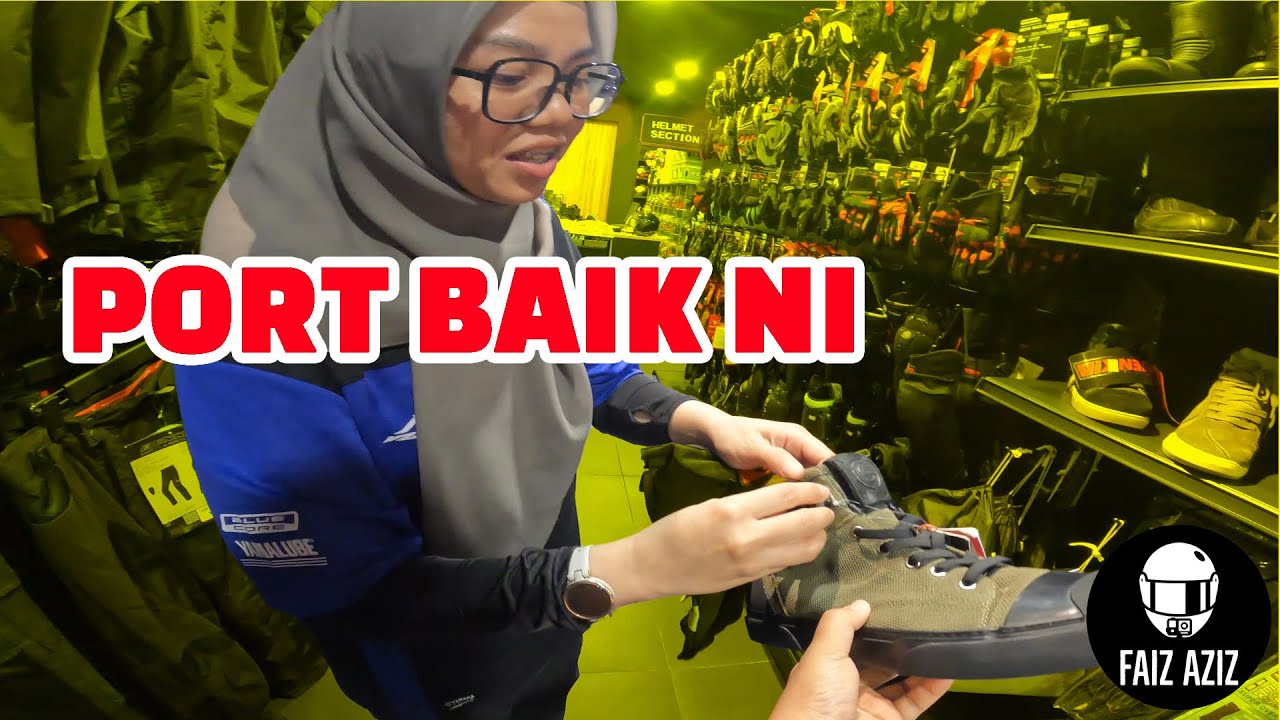 Serdang Motorcycle Port Riding Gear Terpaling Murah dan Rahmah Vlog E404