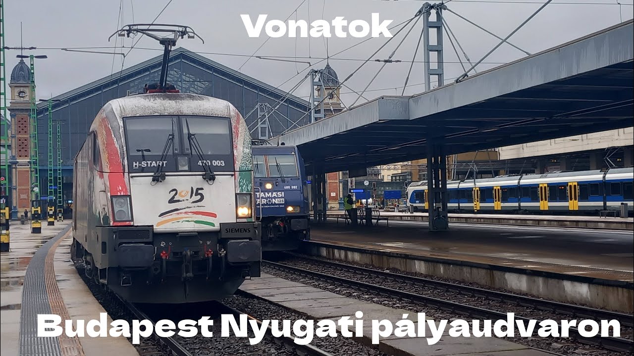 Vonatok Budapest Nyugati pályaudvaron | 2026.01.30