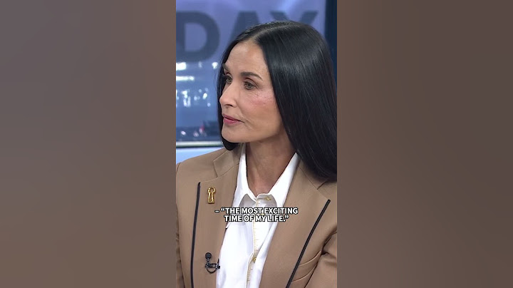 Demi Moore on aging