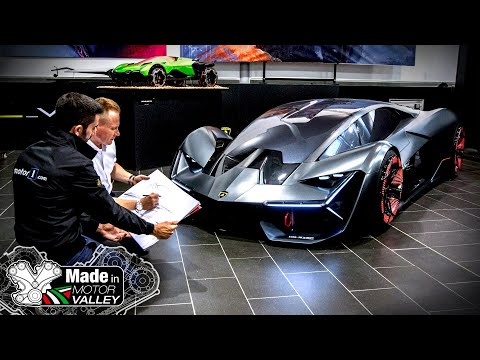 Come si disegna una LAMBORGHINI | Made in Motor Valley 2019