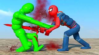 SPIDERMAN NPC GAME INSANE ACTIVE RAGDOLLS PHYSICS | SPIDER-MAN