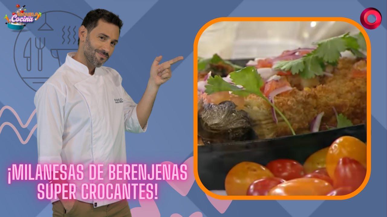¡Milanesas de berenjenas súper crocantes! | #EscuelaDeCocina