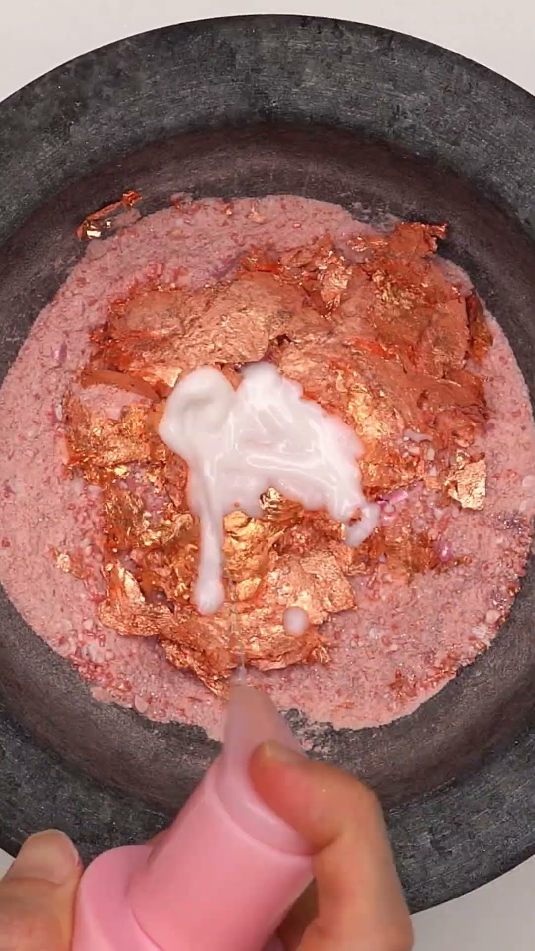 Rose Gold Face Mask ASMR