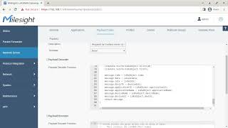 UG67 up and running #4: Network Server - Codecs