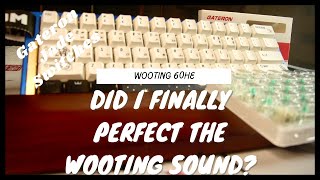 The finale of the Wooting 60HE modding? Wooting 60HE | Gateron Jade Switches #wooting #keyboardasmr