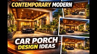 Contemporary Modern Car Porch Design Ideas Blowing Ideas