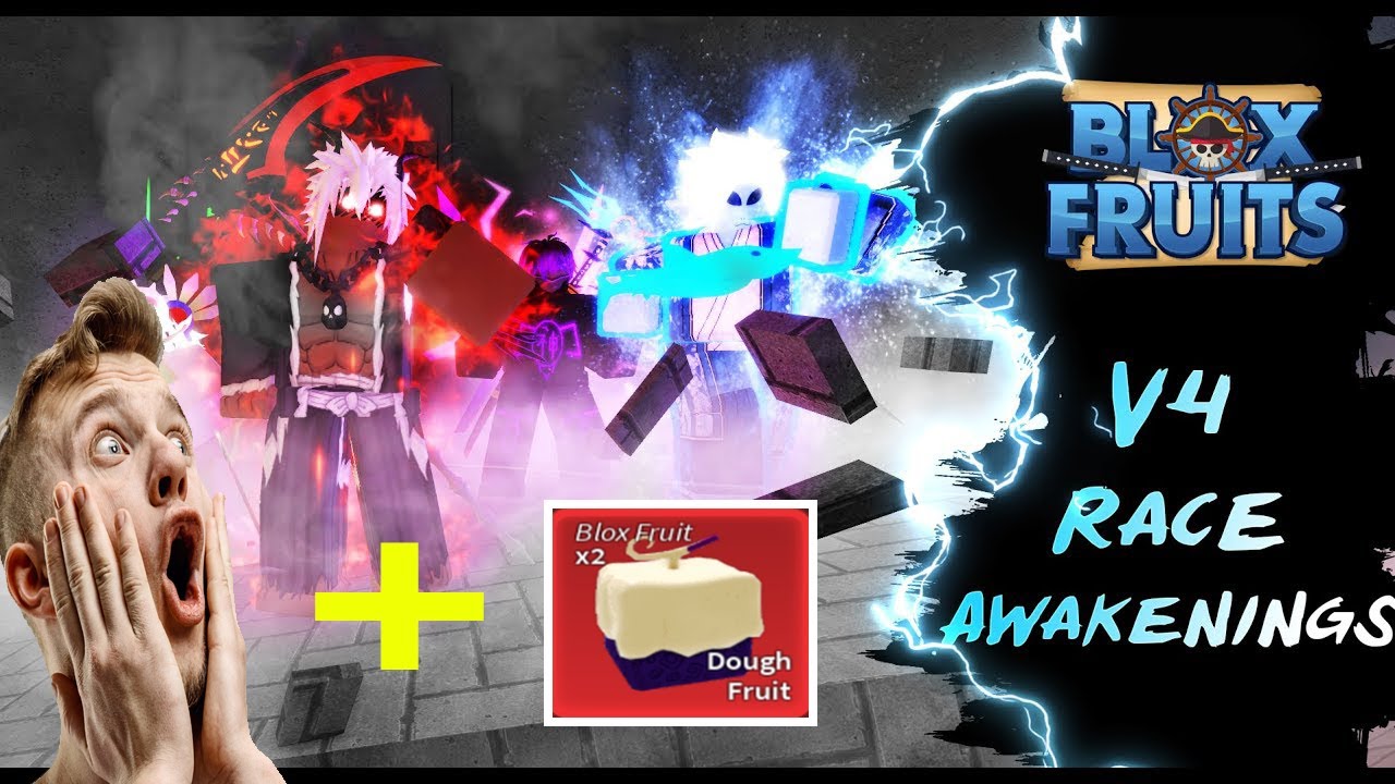 Race Awakening V4 is Finally & Raid Dough V2 and DarkCoat _ Blox