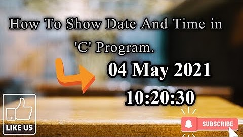 WAP To Show Date And Time In C Program  🔥 || Easy Way To Learn || Techno Programiz