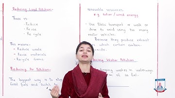 Class 5 - Science - Chapter 7 - Lecture 65 - 7.2 Reducing Pollution - Allied Schools