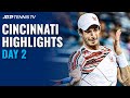 Birthday Boys Sinner, Schwartzman in Action; Murray Faces Gasquet | Cincinnati 2021 Highlights Day 2