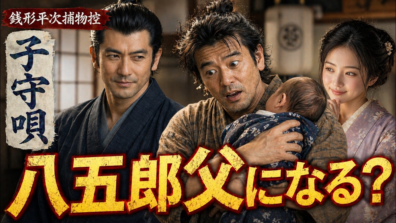 朗読】銭形平次捕物控 「八五郎子守唄」野村胡堂｜ナレーター七味春