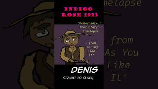 TIMELAPSE Character Creation [DENIS] - As You Like It by Shakespeare | indigorose1923 #shorts