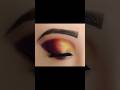 #shorts colourful eye makeup 💜💗💛||#youtube #eyemakeup #simple #eyemakeuptutorial #moon