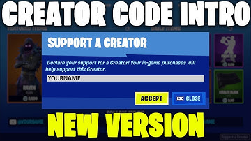 Fortnite Support A Creator Code Animation Intro | New Version | 2020 Fortnite