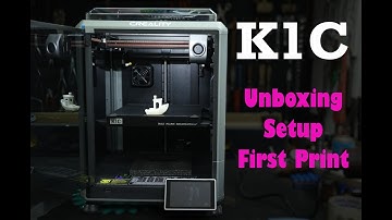 Creality K1C Unboxing & First Print