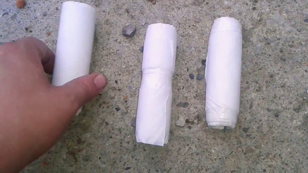 Klopapierböller mit nicht so vielen schnipseln :D 