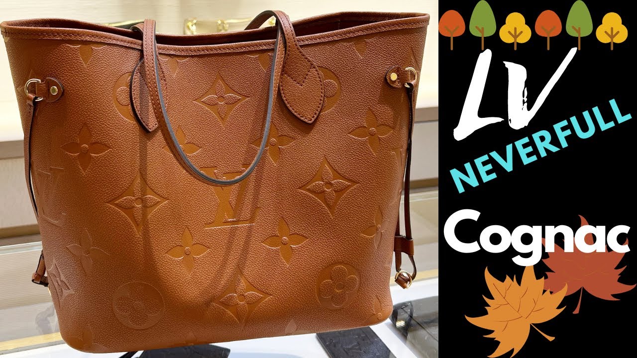 louis vuitton cognac neverfull