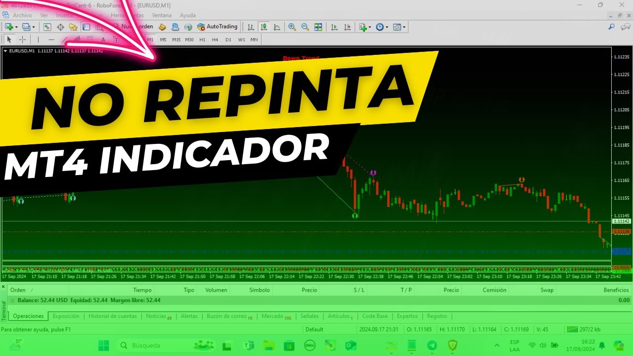!INDICADOR MT4 1 MG MAXIMO NO REPINTA #indicador #free #trading - YouTube